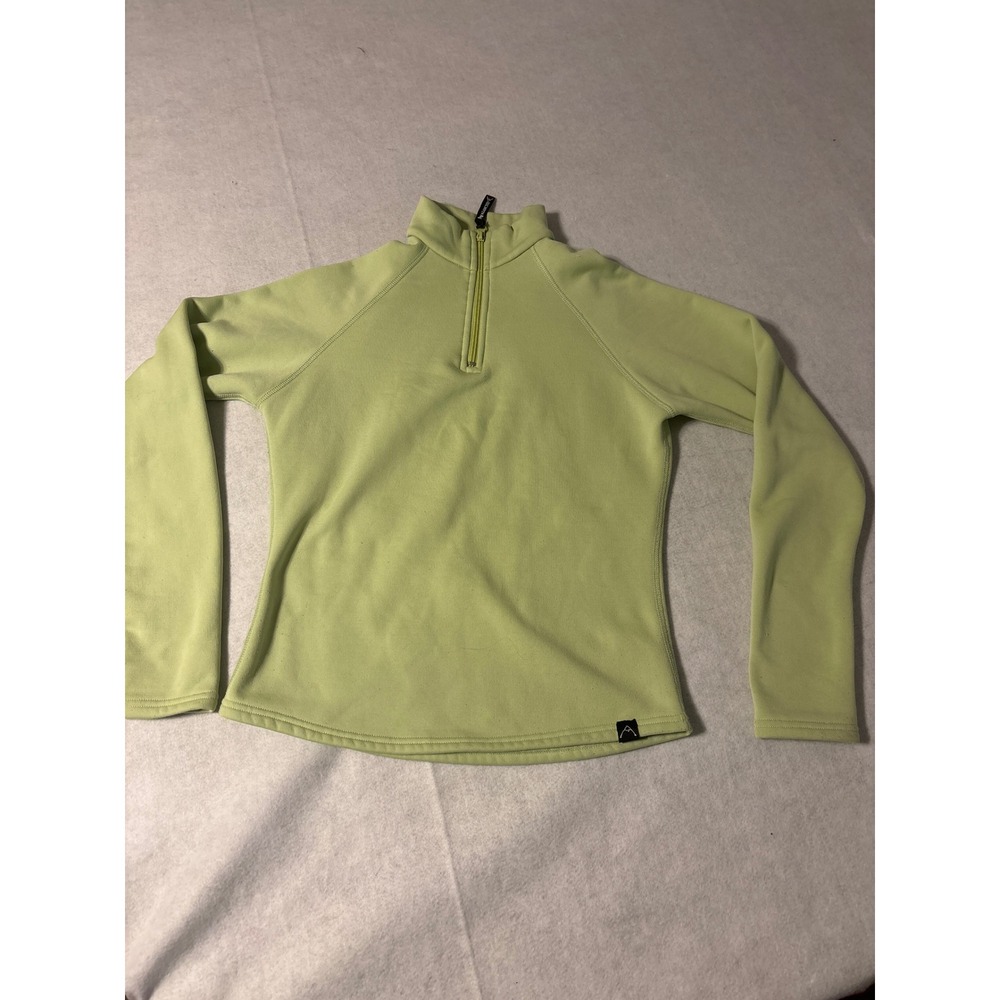 Avalanche Pullover‎ Fleece Jacket Green Womens 1/4 Zip Athletic